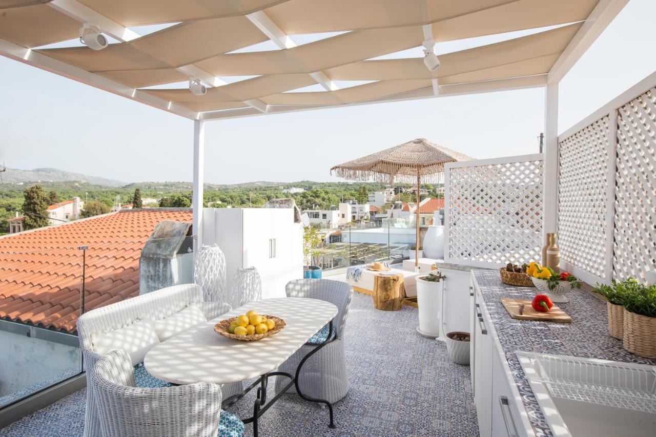 Stema Luxury Escape, Rooftop Jacuzzi & Panoramic Views Atsipopoulo Exterior photo